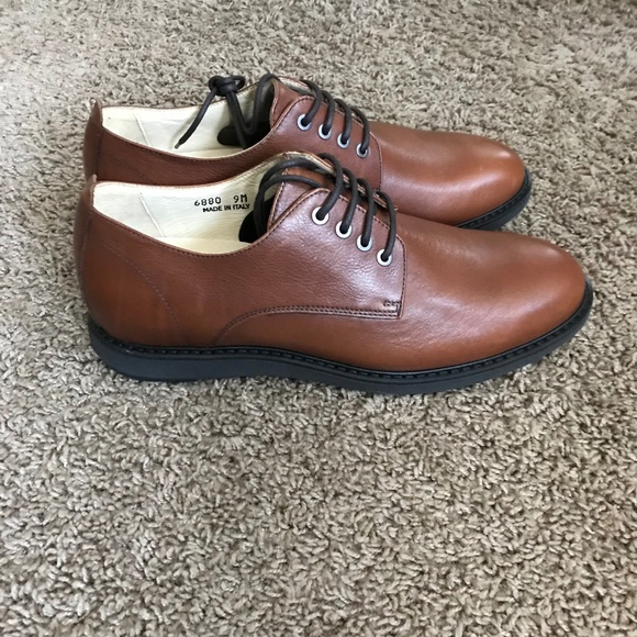 Barneys New York Men\'s Tan Leather Shoes main image 13